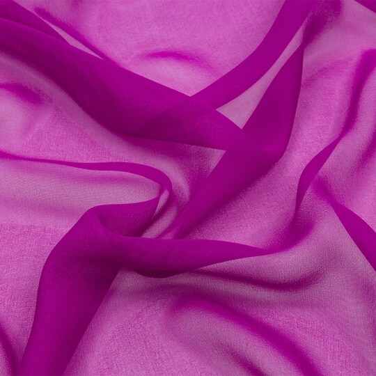 1 Yard Sheer Silk Chiffon Fabric for Flowing Dresses Scarves 54 Inch Width